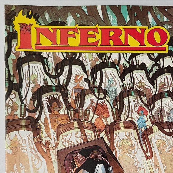 Inferno 4 Marvel Comics 2015 VF/NM Secret Wars Battleworld X-Men - Picture 11 of 14